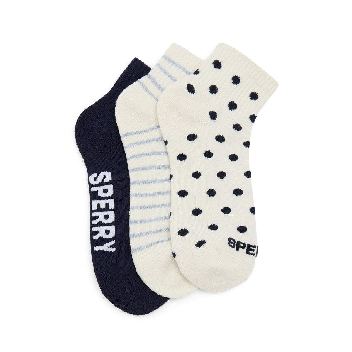 Ladies 3-Pack Quarter Socks image 1